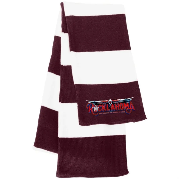 SPORTSMAN RUGBY-STRIPED KNIT SCARF - SPORTSMAN RUGBY-STRIPED KNIT SCARF - Image 32 of 41