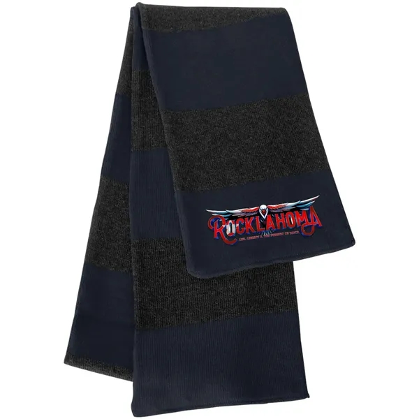 SPORTSMAN RUGBY-STRIPED KNIT SCARF - SPORTSMAN RUGBY-STRIPED KNIT SCARF - Image 34 of 41