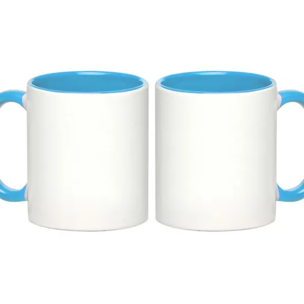 Two Tone Full Color Coffee Mug 11 oz. - Two Tone Full Color Coffee Mug 11 oz. - Image 3 of 5