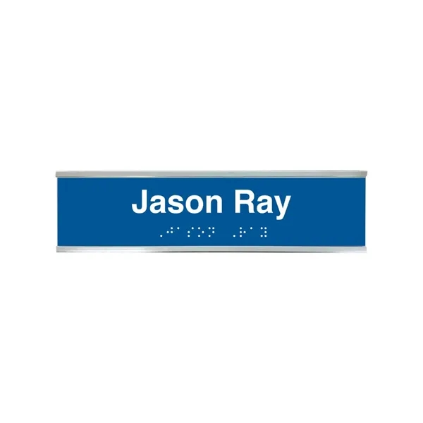 USA Made ADA Braille Name Plate Signs - USA Made ADA Braille Name Plate Signs - Image 0 of 1
