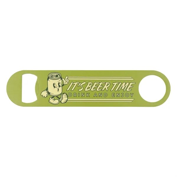 Stainless Steel Paddle Bottle Opener - Stainless Steel Paddle Bottle Opener - Image 1 of 11