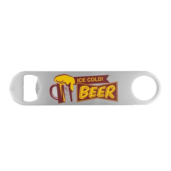 Stainless Steel Paddle Bottle Opener - Stainless Steel Paddle Bottle Opener - Image 3 of 11