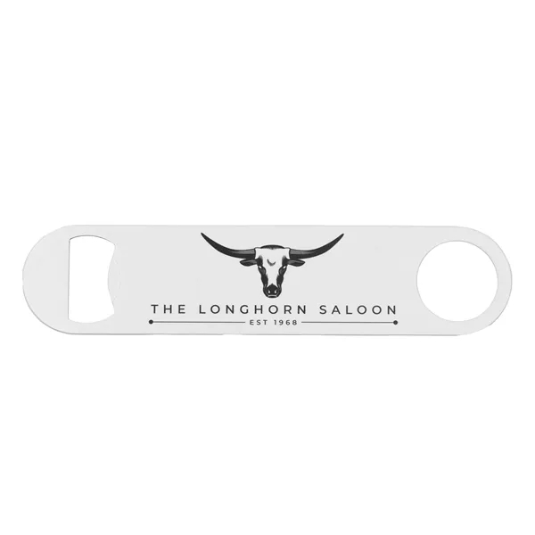 Stainless Steel Paddle Bottle Opener - Stainless Steel Paddle Bottle Opener - Image 4 of 11