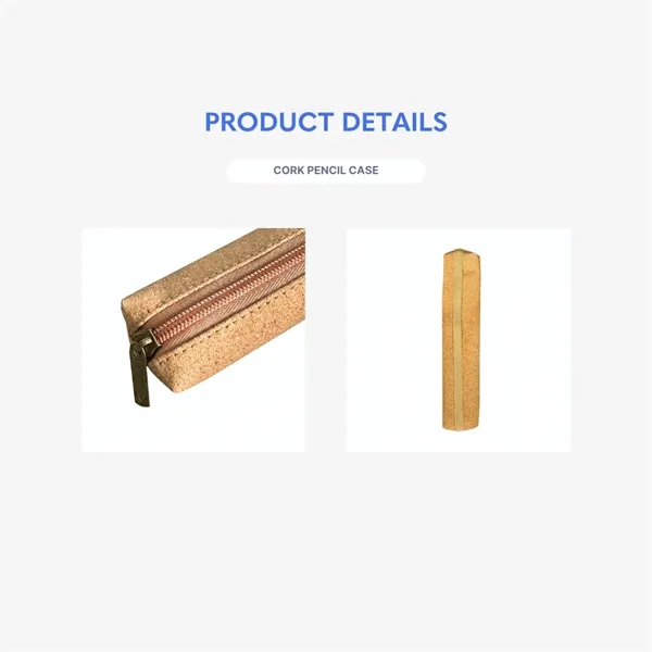 Eco-friendly Cork Pencil Case - Eco-friendly Cork Pencil Case - Image 2 of 3