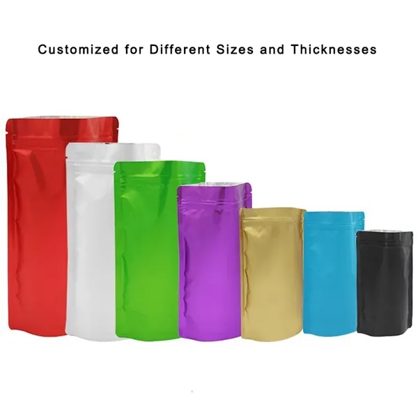 6"*4" Waterproof Aluminum Foil  Packaging Bags With Zipper - 6"*4" Waterproof Aluminum Foil  Packaging Bags With Zipper - Image 2 of 3