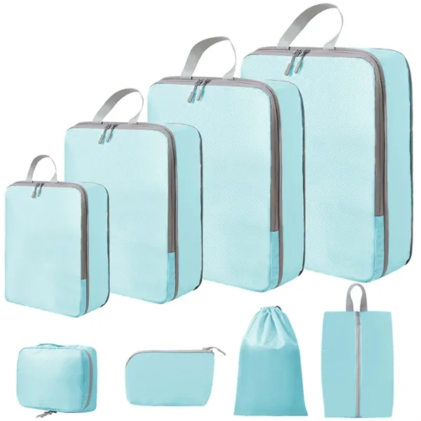 8-Piece Set of Packing Cubes Compression Bags - 8-Piece Set of Packing Cubes Compression Bags - Image 3 of 3