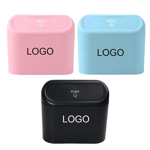 MOQ 50 ABS Material Hanging Mini Car Trash Can