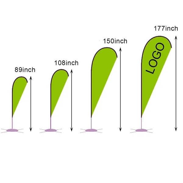 9FT Custom Adversting Beach Flags - 9FT Custom Adversting Beach Flags - Image 1 of 1