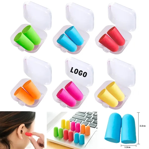 Foam Ear Plugs with Case - Foam Ear Plugs with Case - Image 0 of 1