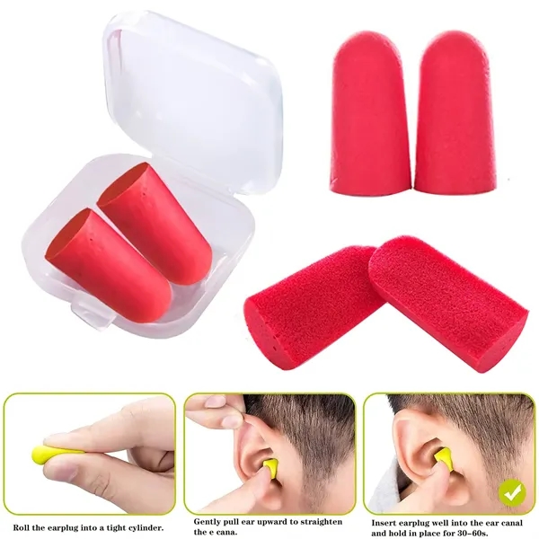 Foam Ear Plugs with Case - Foam Ear Plugs with Case - Image 1 of 1