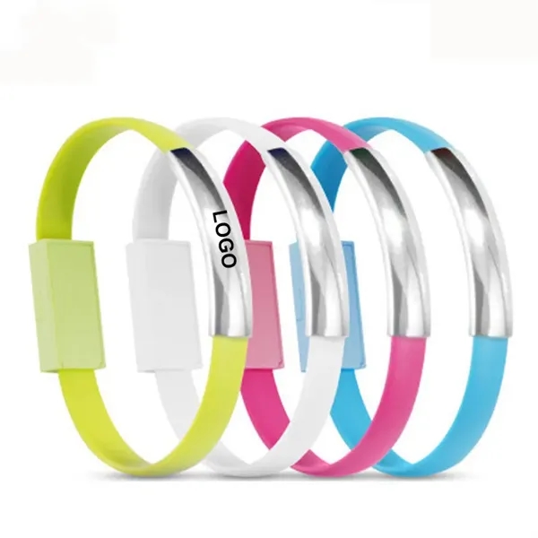 USB Charger Cable Bracelet - USB Charger Cable Bracelet - Image 0 of 3
