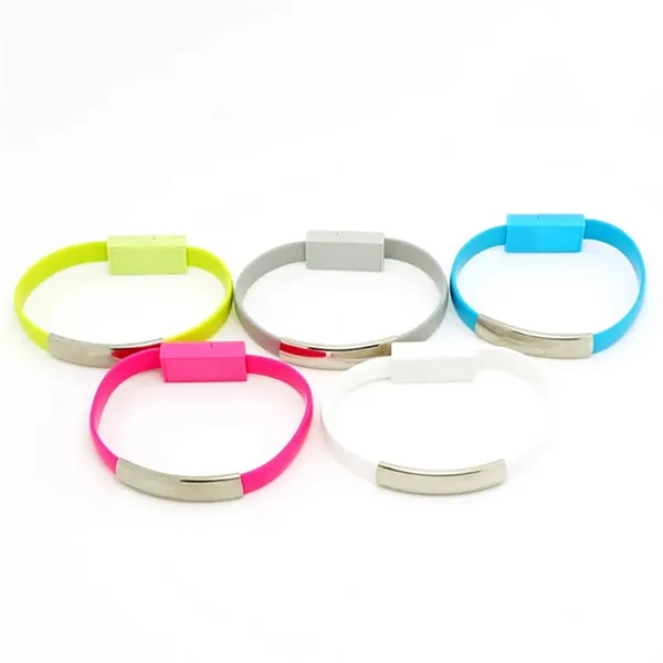 USB Charger Cable Bracelet - USB Charger Cable Bracelet - Image 1 of 3