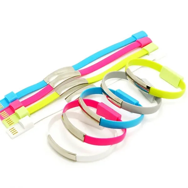 USB Charger Cable Bracelet - USB Charger Cable Bracelet - Image 2 of 3