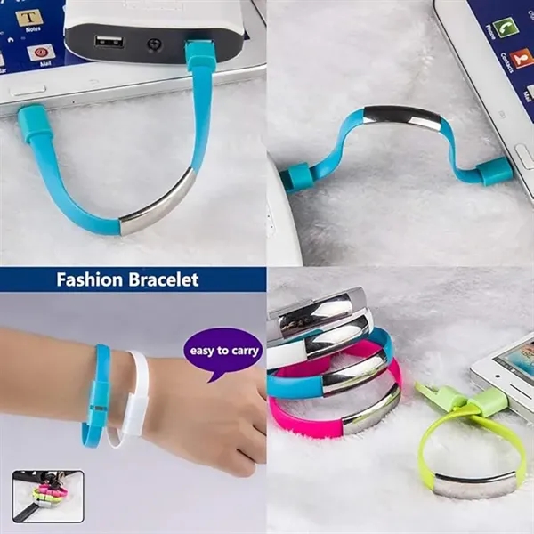 USB Charger Cable Bracelet - USB Charger Cable Bracelet - Image 3 of 3