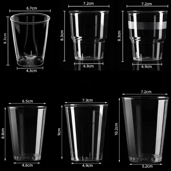 Plastic Disposable Clear Cups 8oz - Plastic Disposable Clear Cups 8oz - Image 3 of 3