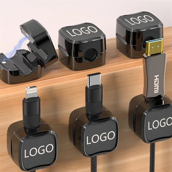 Multipurpose Cord Keeper Magnetic Cable Management Holder - Multipurpose Cord Keeper Magnetic Cable Management Holder - Image 0 of 4