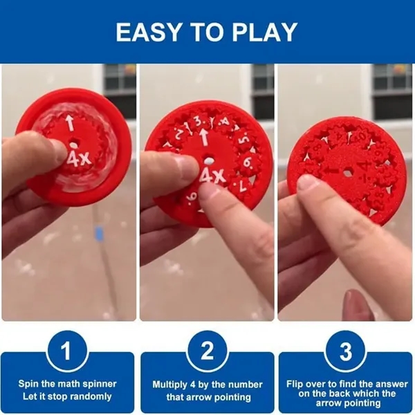 Math Fact Fidget Spinners 9pcs - Math Fact Fidget Spinners 9pcs - Image 4 of 5
