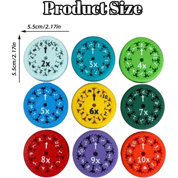Math Fact Fidget Spinners 9pcs - Math Fact Fidget Spinners 9pcs - Image 5 of 5
