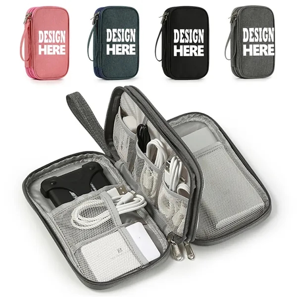 Three Layers Electronic Organizer Tech Accessory Pouch - Three Layers Electronic Organizer Tech Accessory Pouch - Image 0 of 0