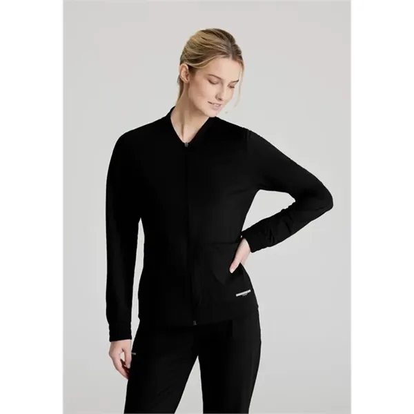 Barco Skechers Women's 3 Pocket Zipper Warmup Scrub Jacket - Barco Skechers Women's 3 Pocket Zipper Warmup Scrub Jacket - Image 0 of 6