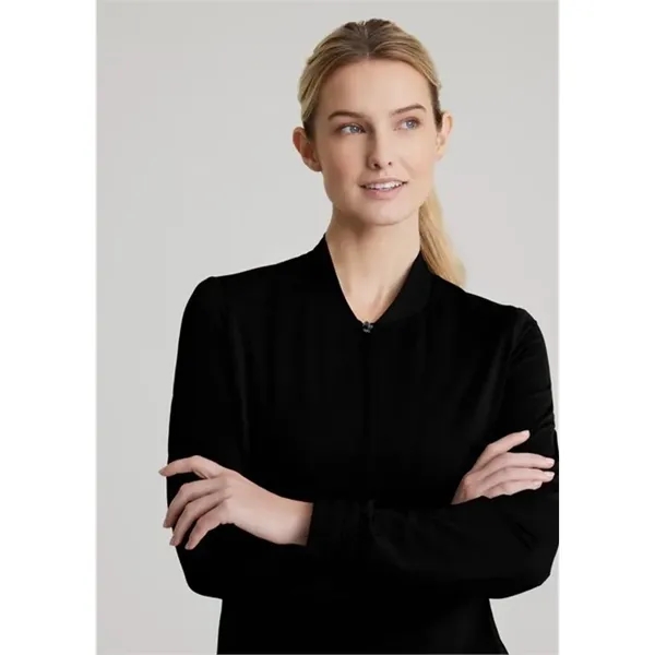 Barco Skechers Women's 3 Pocket Zipper Warmup Scrub Jacket - Barco Skechers Women's 3 Pocket Zipper Warmup Scrub Jacket - Image 4 of 6
