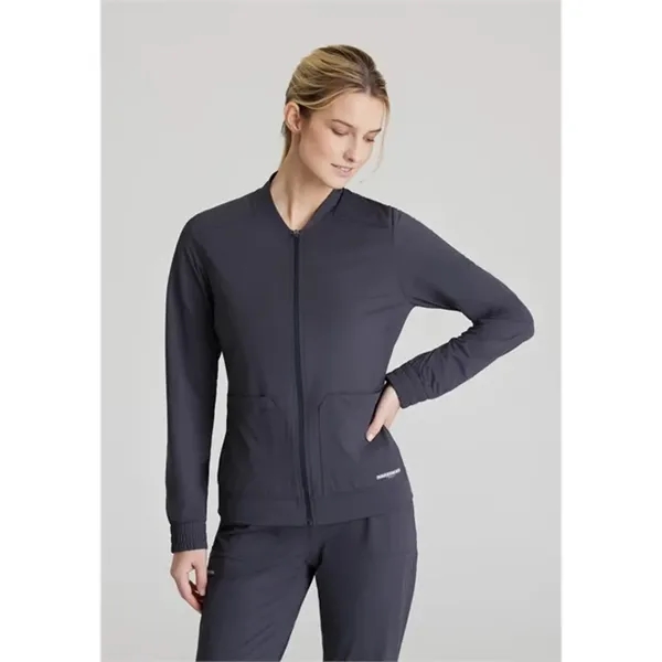Barco Skechers Women's 3 Pocket Zipper Warmup Scrub Jacket - Barco Skechers Women's 3 Pocket Zipper Warmup Scrub Jacket - Image 5 of 6
