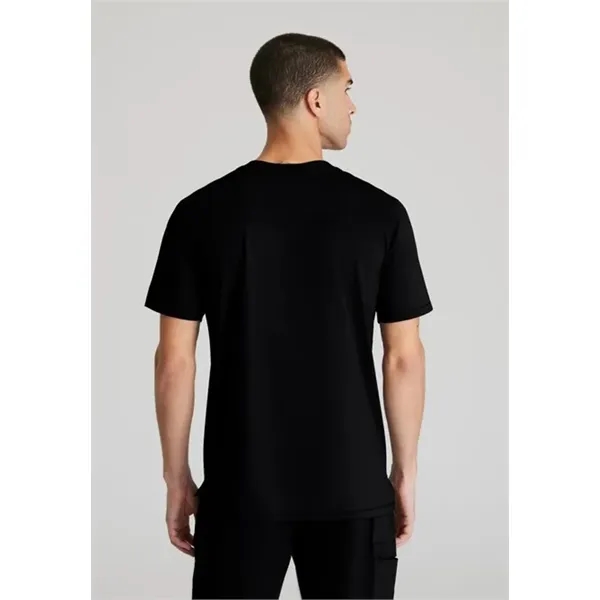 Skechers Slip-ins Men's Single Pocket Curved Neck Scrub Top - Skechers Slip-ins Men's Single Pocket Curved Neck Scrub Top - Image 3 of 6