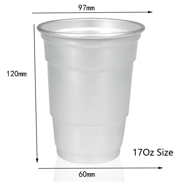 Reusable Party Aluminum Cup Custom 17 Oz - Reusable Party Aluminum Cup Custom 17 Oz - Image 2 of 6