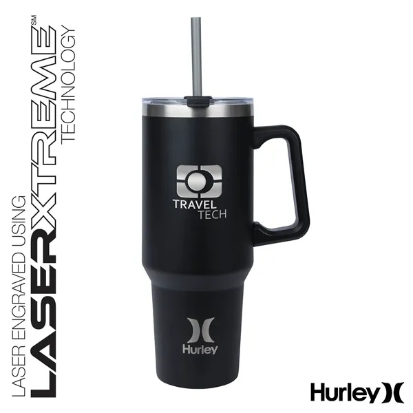 Hurley® Oasis 40 oz. Vacuum Insulated Travel Mug - Hurley® Oasis 40 oz. Vacuum Insulated Travel Mug - Image 2 of 21