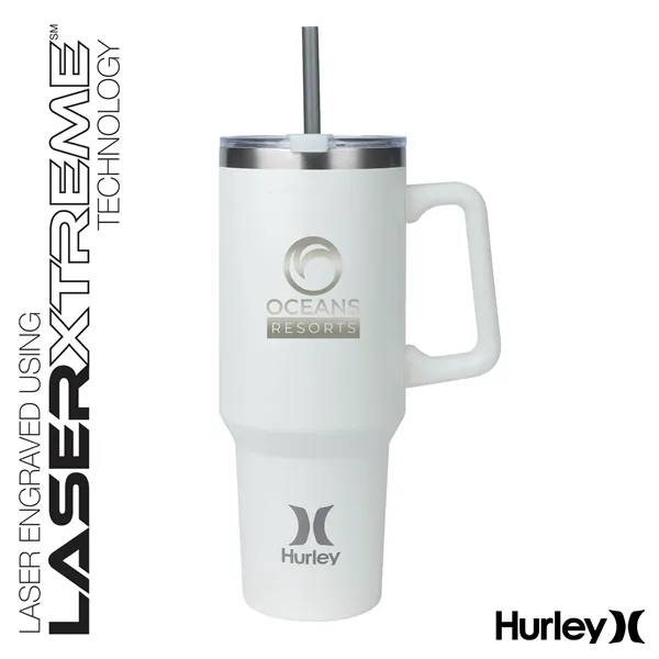 Hurley® Oasis 40 oz. Vacuum Insulated Travel Mug - Hurley® Oasis 40 oz. Vacuum Insulated Travel Mug - Image 16 of 21