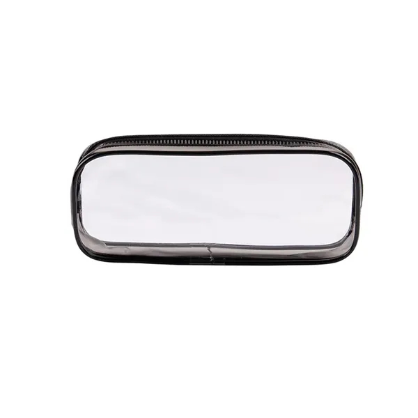 Transparent Zipper Pencil Bag - Transparent Zipper Pencil Bag - Image 1 of 3