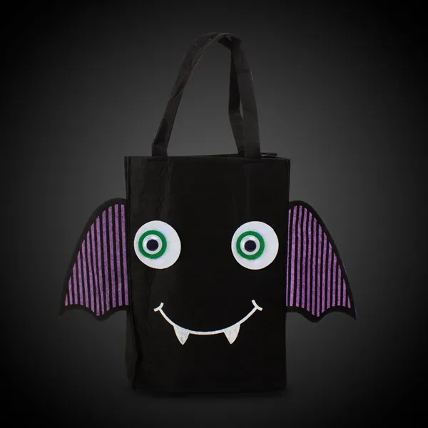 Bat Light Up Trick or Treat Bag - Bat Light Up Trick or Treat Bag - Image 1 of 4