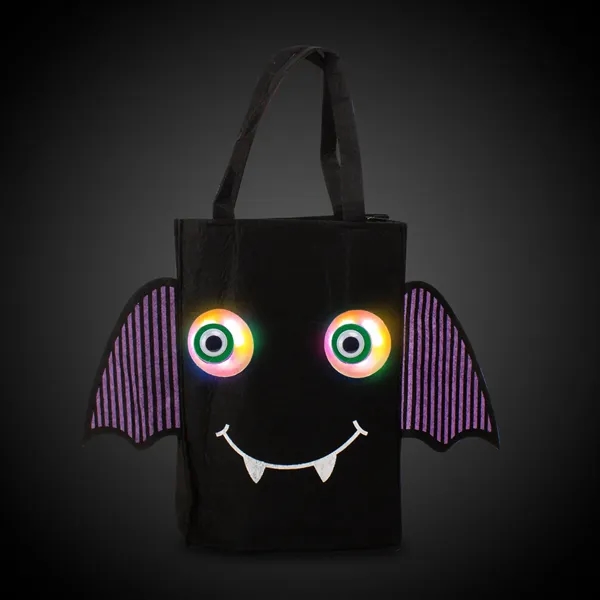 Bat Light Up Trick or Treat Bag - Bat Light Up Trick or Treat Bag - Image 4 of 4