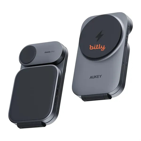 Aukey qi2 Foldable 3-in-1 Magnetic Ultra Fast Wireless Char - Aukey qi2 Foldable 3-in-1 Magnetic Ultra Fast Wireless Char - Image 0 of 14