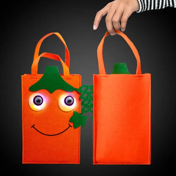 Pumpkin Light Up Trick or Treat Bag - Pumpkin Light Up Trick or Treat Bag - Image 2 of 4