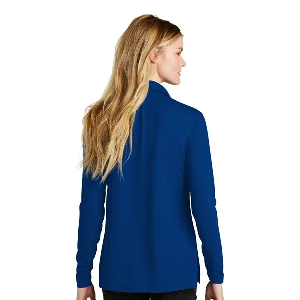 Nike Ladies Dri-FIT Micro Pique Long Sleeve Polo - Nike Ladies Dri-FIT Micro Pique Long Sleeve Polo - Image 1 of 11