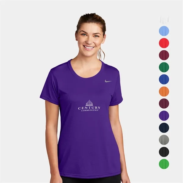 Nike Ladies Short Sleeve T-Shirt - Nike Ladies Short Sleeve T-Shirt - Image 0 of 16