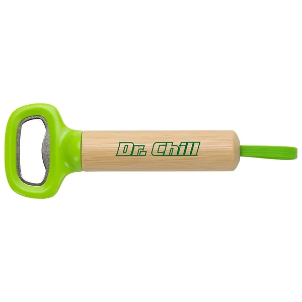 Pop Top Bamboo Bottle Opener