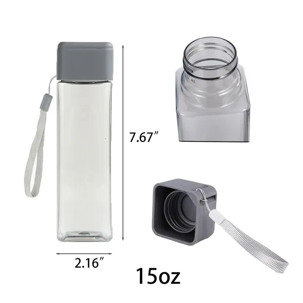 Square Plastic Water Cup - Square Plastic Water Cup - Image 1 of 1