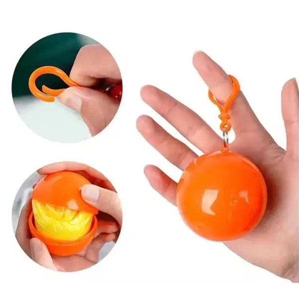 Portable Emergency Waterproof Disposable Rain Poncho Ball - Portable Emergency Waterproof Disposable Rain Poncho Ball - Image 3 of 7