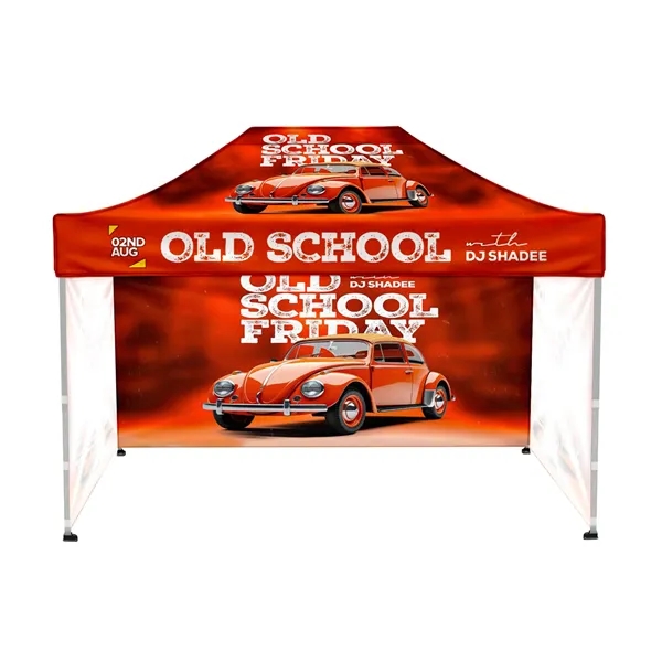 10'x15' Tent Canopy w frame, 1 long full + 2 side full wall - 10'x15' Tent Canopy w frame, 1 long full + 2 side full wall - Image 2 of 8