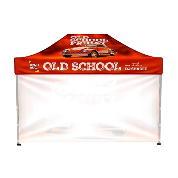 10'x15' Tent Canopy w frame, 1 long full + 2 side full wall - 10'x15' Tent Canopy w frame, 1 long full + 2 side full wall - Image 3 of 8