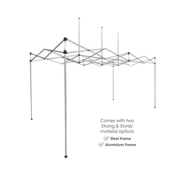 10'x15' Tent Canopy w frame, 1 long full + 2 side full wall - 10'x15' Tent Canopy w frame, 1 long full + 2 side full wall - Image 5 of 8