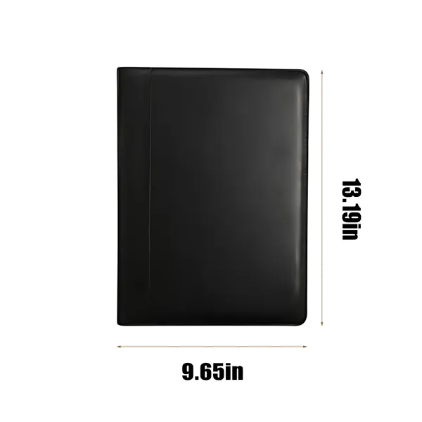Customized Pu Leather Portfolio With Logo Or Text - Customized Pu Leather Portfolio With Logo Or Text - Image 1 of 4