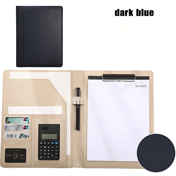 Customized Pu Leather Portfolio With Logo Or Text - Customized Pu Leather Portfolio With Logo Or Text - Image 4 of 4