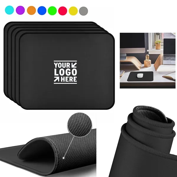 Cloth Mouse Pad with Rubber - Cloth Mouse Pad with Rubber - Image 0 of 1