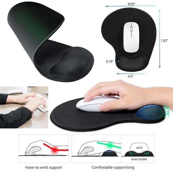 Mouse Pads with Wrist Rest - Mouse Pads with Wrist Rest - Image 1 of 1