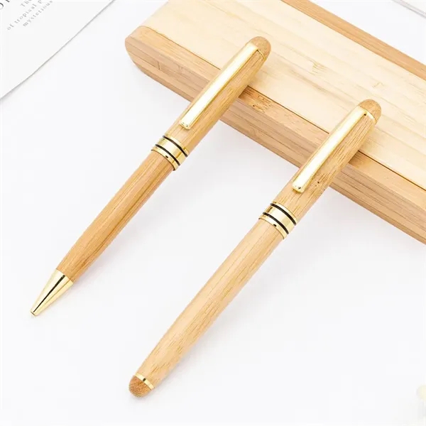 Creative Bamboo Gel Ink Pen Set - Creative Bamboo Gel Ink Pen Set - Image 3 of 5