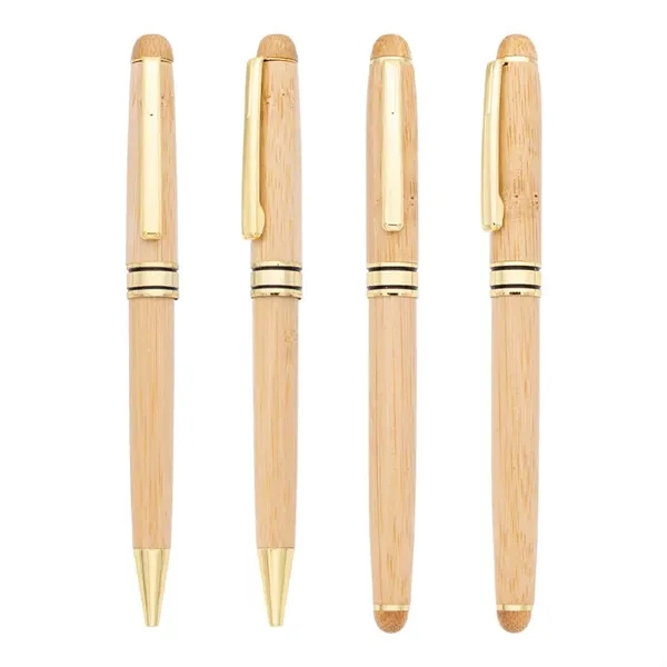 Creative Bamboo Gel Ink Pen Set - Creative Bamboo Gel Ink Pen Set - Image 4 of 5