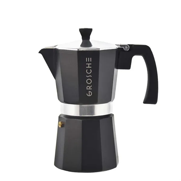 GROSCHE® 6 Cup Stovetop Moka Pot Espresso Coffee Maker - GROSCHE® 6 Cup Stovetop Moka Pot Espresso Coffee Maker - Image 1 of 8